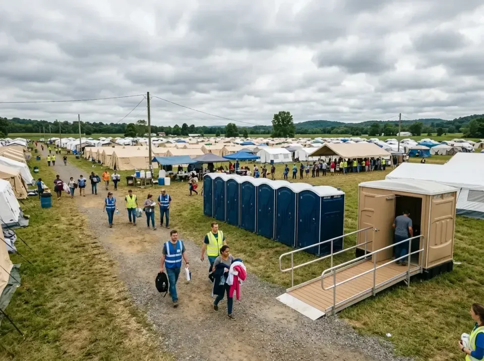 disaster-relief-camp-restrooms-010 — frequently asked questions, Dumpster & Portable Bathrooms Rental in Hamburg, AR